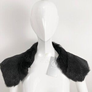 NEW Bogner Tosca-1 Spanish Lamb Fur Coat Collar Trim!  Black  Made in Germany